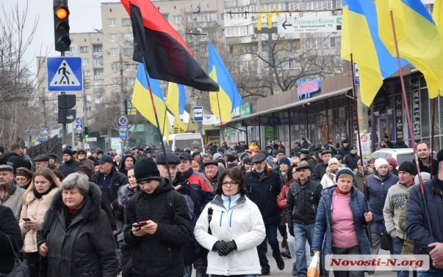 В Николаеве прошел марш за В Николаеве прошел марш за