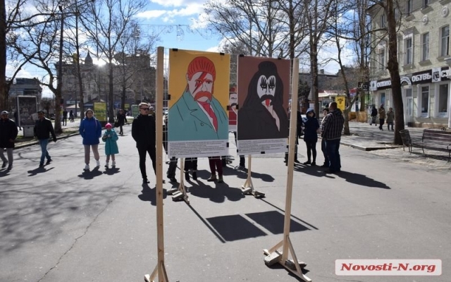На главной пешеходной улице Николаева проходит необычная выставка, посвященная Тарасу Шевченко Фото № 11 На главной пешеходной улице Николаева проходит необычная выставка, посвященная Тарасу Шевченко Фото № 11