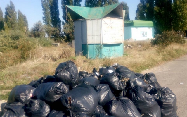 В Коблево добровольцы и предприниматели вышли на осенний субботник: убрали мусор и закрасили рекламу наркотиков Фото № 7 В Коблево добровольцы и предприниматели вышли на осенний субботник: убрали мусор и закрасили рекламу наркотиков Фото № 7