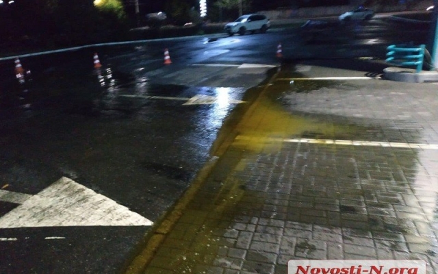 На одной из николаевских автозаправок из цистерны вытекли несколько тонн подсолнечного масла Фото № 1 На одной из николаевских автозаправок из цистерны вытекли несколько тонн подсолнечного масла Фото № 1