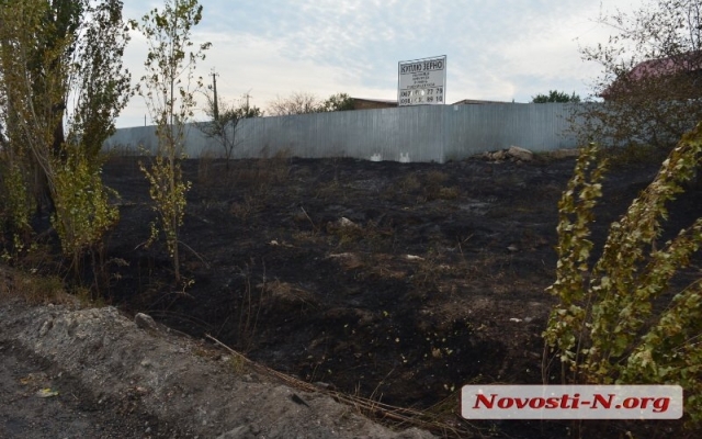 На объездной трассе возле Николаева затруднено движение из-за пожара Фото № 5 На объездной трассе возле Николаева затруднено движение из-за пожара Фото № 5