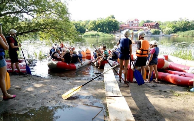 Сотрудники управления юстиции овладевали техникой водного слалома и играли в пейнтбол Фото № 7 Сотрудники управления юстиции овладевали техникой водного слалома и играли в пейнтбол Фото № 7