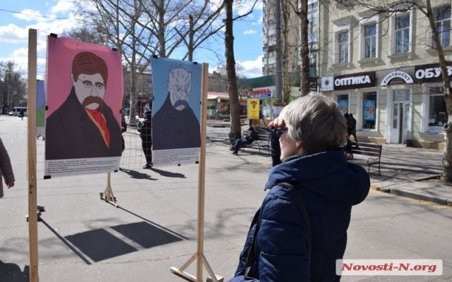 На главной пешеходной улице Николаева проходит необычная выставка, посвященная Тарасу Шевченко Фото № 14 На главной пешеходной улице Николаева проходит необычная выставка, посвященная Тарасу Шевченко Фото № 14