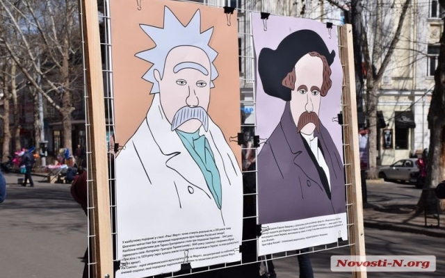 На главной пешеходной улице Николаева проходит необычная выставка, посвященная Тарасу Шевченко Фото № 4 На главной пешеходной улице Николаева проходит необычная выставка, посвященная Тарасу Шевченко Фото № 4