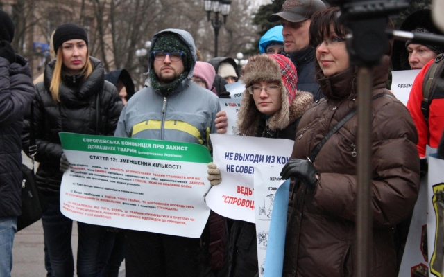 Жители Николаева выступили в защиту бездомных собак Фото № 4 Жители Николаева выступили в защиту бездомных собак Фото № 4