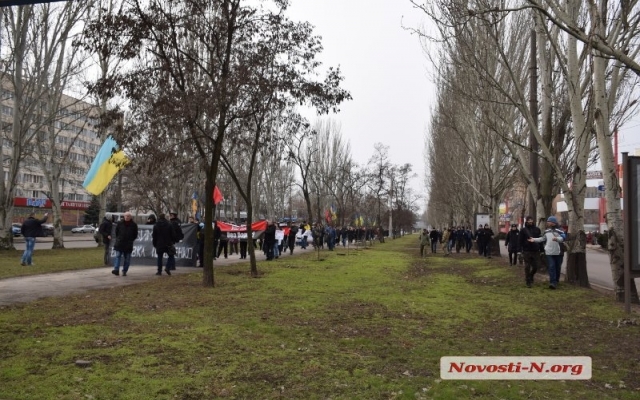 В Николаеве прошел марш за В Николаеве прошел марш за