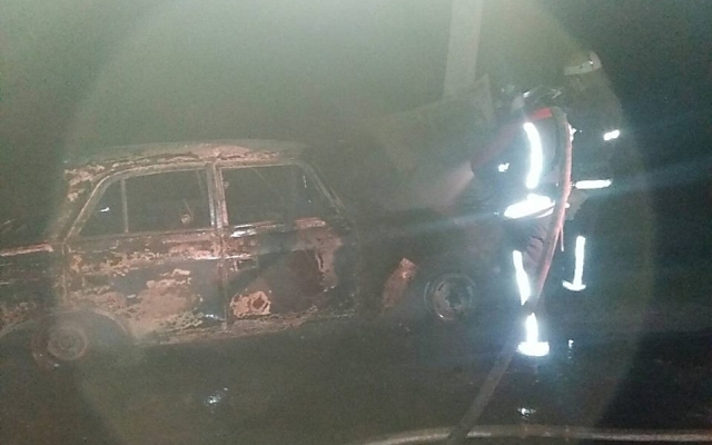 В Казансковском районе автомобиль врезался в столб, загорелся и полностью сгорел Фото № 0 В Казансковском районе автомобиль врезался в столб, загорелся и полностью сгорел Фото № 0