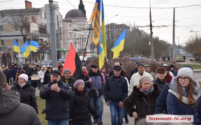 В Николаеве прошел марш за В Николаеве прошел марш за