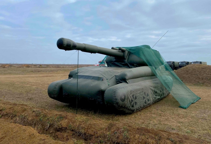На полигоне Широкий Лан презентовали артиллерийский макет 2С3 На полигоне Широкий Лан презентовали артиллерийский макет 2С3