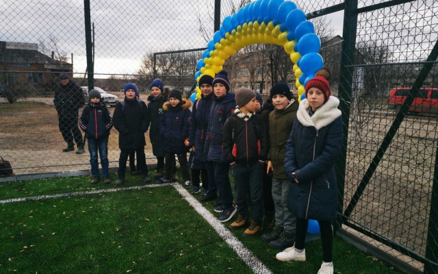 В Первомайском районе состоялось открытие современной площадки с искусственным покрытием Фото № 0 В Первомайском районе состоялось открытие современной площадки с искусственным покрытием Фото № 0