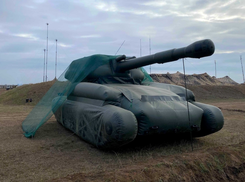 На полигоне Широкий Лан презентовали артиллерийский макет 2С3 На полигоне Широкий Лан презентовали артиллерийский макет 2С3