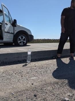Николаевец лишился четырех колес проехав по бетонке Николаевец лишился четырех колес проехав по бетонке