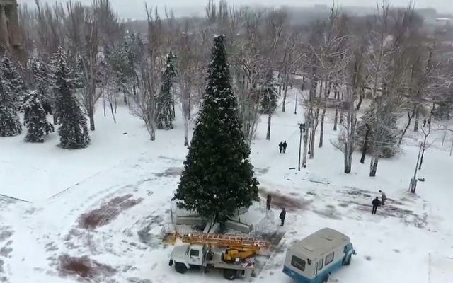Николаевская елка заняла 18 место во всеукраинском рейтинге Фото № 1 Николаевская елка заняла 18 место во всеукраинском рейтинге Фото № 1