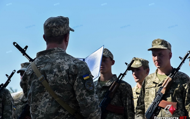 В Николаеве 237 новобранцев приняли военную присягу Фото № 1 В Николаеве 237 новобранцев приняли военную присягу Фото № 1