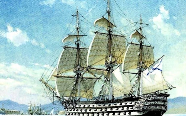 30 мая 1829 года на верфи купца М.Ш. Сребреного в Николаеве спущен на воду 60-пушечный фрегат 30 мая 1829 года на верфи купца М.Ш. Сребреного в Николаеве спущен на воду 60-пушечный фрегат