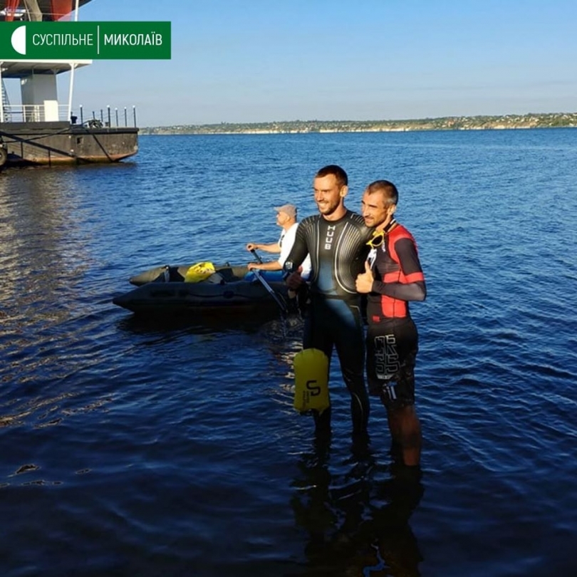 100 км без сна - благотворительный заплыв Николаев-Коблево стартовал Фото № 1 100 км без сна - благотворительный заплыв Николаев-Коблево стартовал Фото № 1