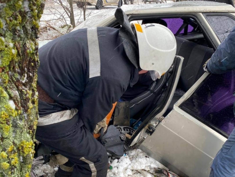 На Николаевщине автомобиль «ВАЗ-2109» слетел с дороги, водителя госпитализировали Фото № 1 На Николаевщине автомобиль «ВАЗ-2109» слетел с дороги, водителя госпитализировали Фото № 1