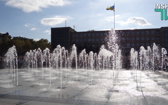 Запуск фонтанов на Соборной площади - власти Николаева ждут погоды Фото № 0 Запуск фонтанов на Соборной площади - власти Николаева ждут погоды Фото № 0