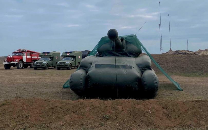 На полигоне Широкий Лан презентовали артиллерийский макет 2С3 На полигоне Широкий Лан презентовали артиллерийский макет 2С3