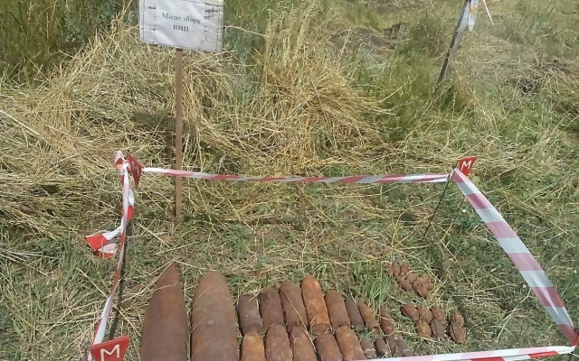 Возле села на Николаевщине нашли 34 снаряда и взрывателя времен Второй мировой войны Фото № 0 Возле села на Николаевщине нашли 34 снаряда и взрывателя времен Второй мировой войны Фото № 0