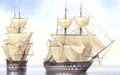 10 июля 1840 года спущен на воду 84-и пушечный корабль 10 июля 1840 года спущен на воду 84-и пушечный корабль