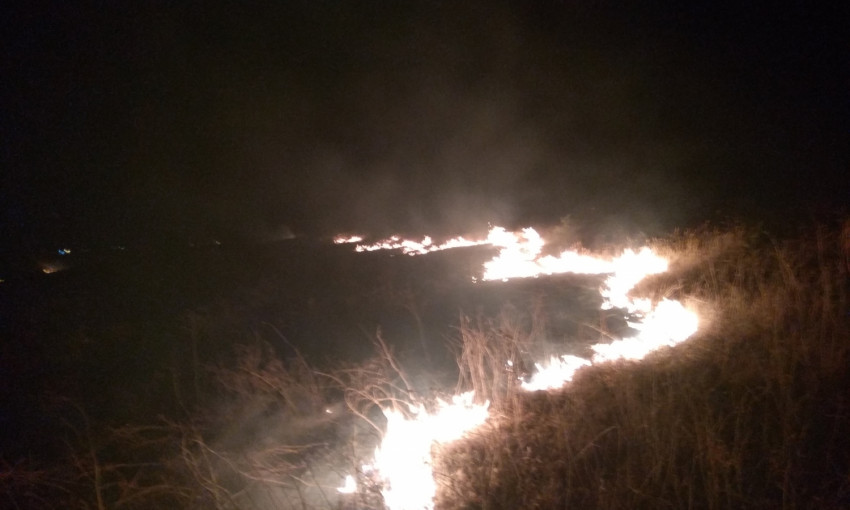 На Николаевщине за сутки произошло 8 пожаров на открытых территориях