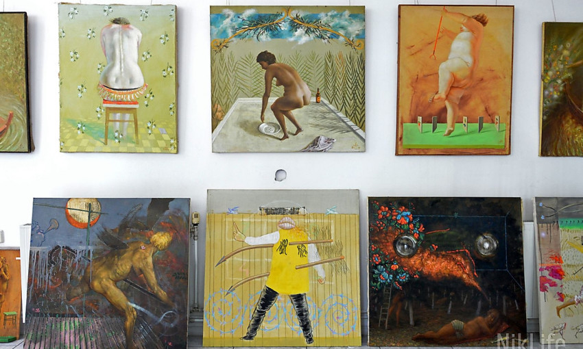 Николаевские художники устроили распродажу своих картин, чтобы помочь своему коллеге Маркитану в борьбе с болезнью