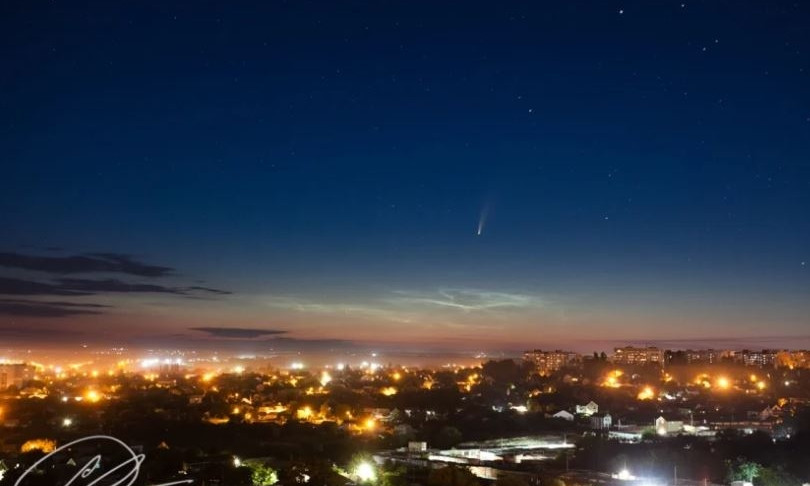 Николаевский фотограф заснял комету 