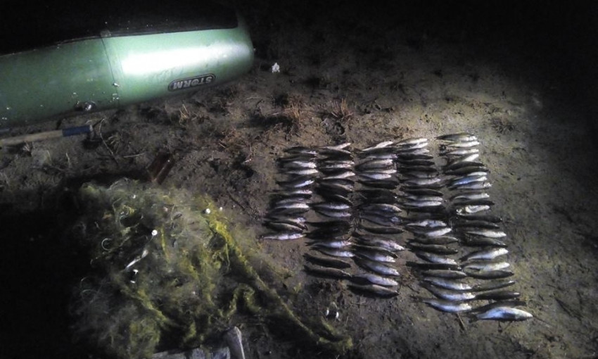 Рыбохранный патруль задержал двух браконьеров, незаконно выловившие рыбу на сумму более 70 тысяч гривен