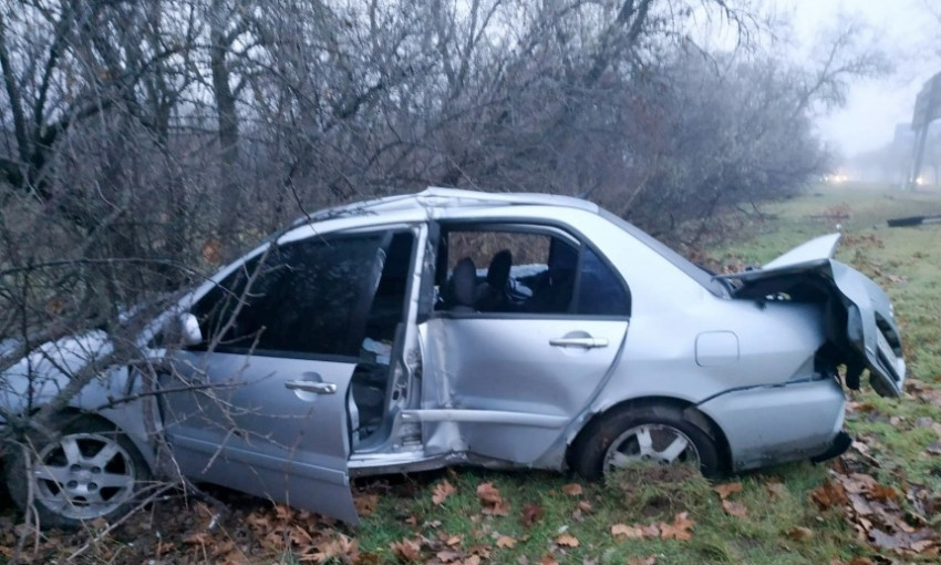 В Николаеве водитель слетел с дороги, а когда выбрался из автомобиля угодил под колеса и скончался на месте