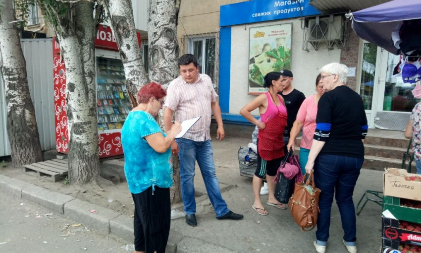 В Заводском районе Николаева провели рейд против стихийной торговли