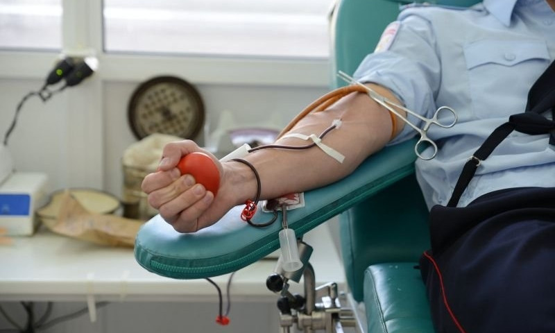 За неделю николаевцы сдали 110 литров крови