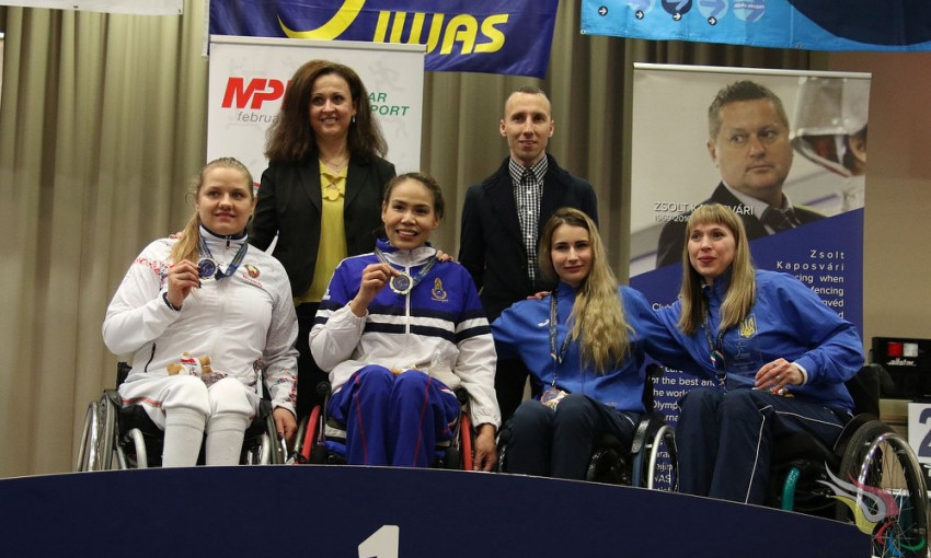Николаевская спортсменка Татьяна Позняк завоевала бронзовую медаль на Кубке мира по фехтованию на колясках