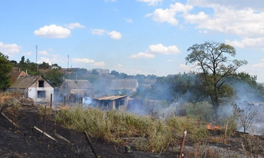 Пожар в Большой Коренихе горело более 2 гектар территории