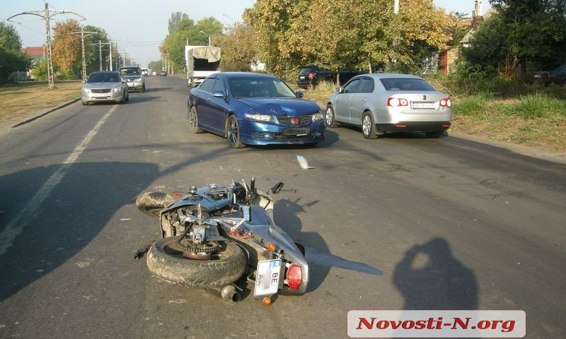 В Николаеве на Кузнечной улице произошло ДТП