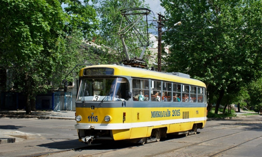 «Николаевэлектротранс» заявит в полицию на мужчину, который самовольно перевел трамвайную стрелку