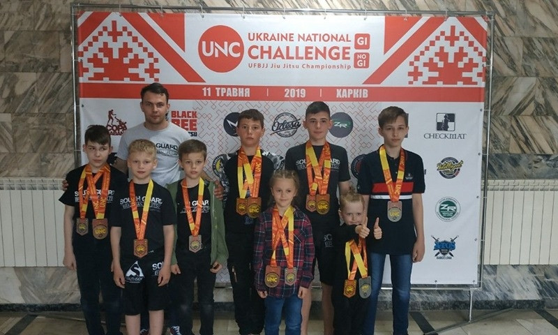 Завершился Национальный чемпионат Украины по Бразильскому Джиу-Джитсу, николаевская команда завоевала 16 медалей