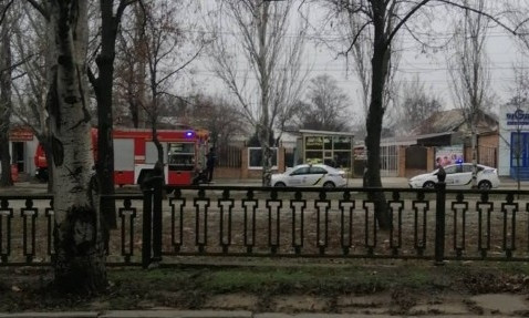В центре Николаева загорелся мусор
