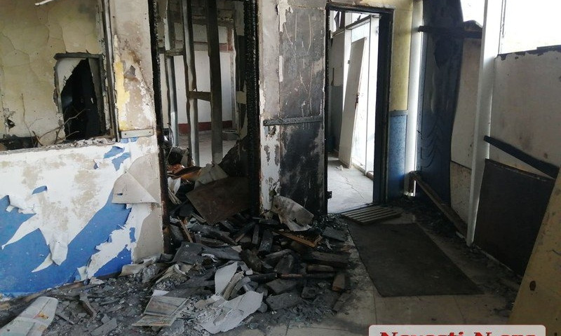 В Николаеве вандалы подожгли кинотеатр «Искра»