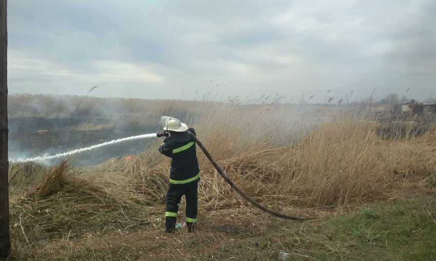 В Николаевской области с наступлением теплых дней начались возгорания сухостоя на открытых территориях