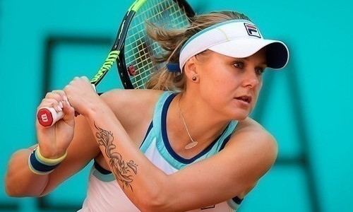  Теннисистка Катерина Козлова готовится к турниру WTA в Праге