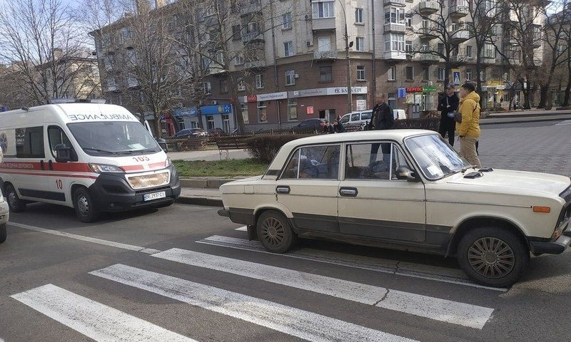 В центре Николаева  сбили пешехода на переходе