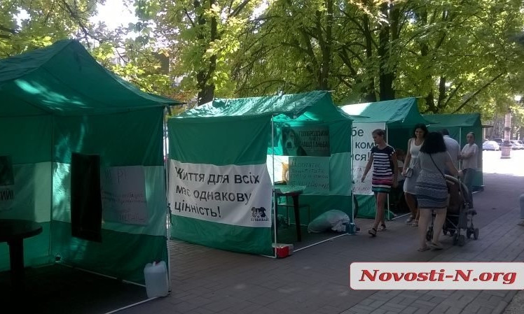 В Николаеве после угроз «зоозащитницы» Шуст волонтеры спасли мужчину от самоубийства