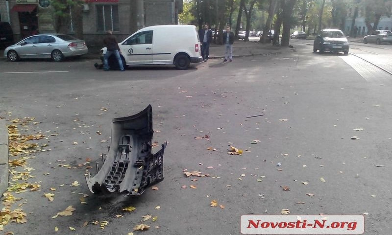 На пересечении улиц Артиллерийской и Потемкинской в Николаеве произошло ДТП 