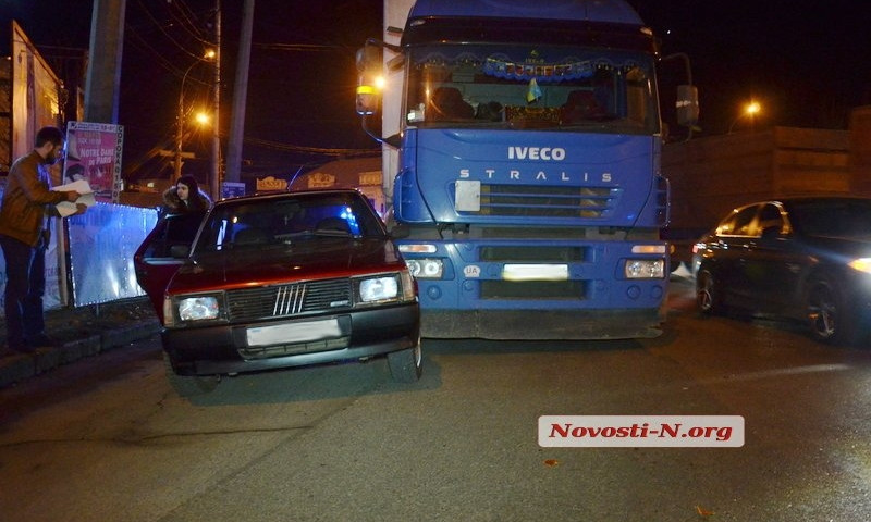 ДТП на Пушкинском кольце при участии автомобилей "Iveco" и "Fiat Regata"