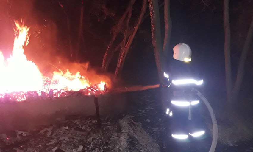 В Очакове в пансионате «Прибой» по неизвестной причине снова произошел пожар