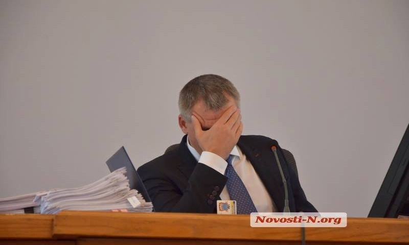 После больничного мэр Николаева Александр Сенкевич ушел в отпуск на две недели
