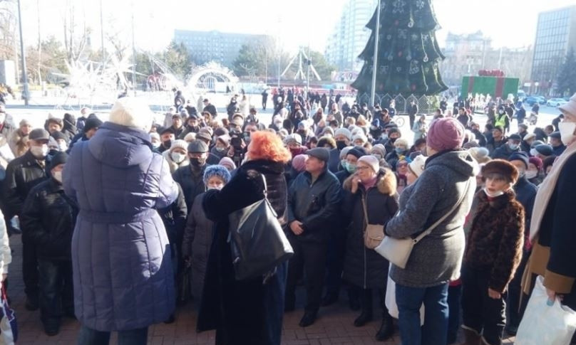 Жители Николаева устроили митинг «против повышения тарифов»