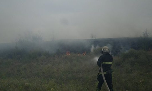 За сутки на Николаевщине спасатели ликвидировали пожар площадью более 14 гектар