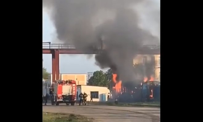 На Николаевщине на ж/д вокзале загорелся вагон поезда